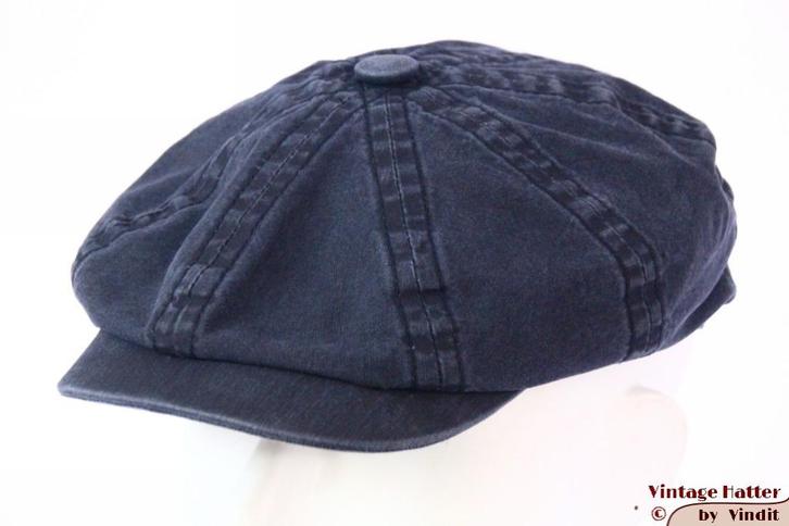 Panelenpet Stetson denim blauw katoen 53,5 - 54 = XS nieuw, Kleding | Heren, Hoeden en Petten, Nieuw, Pet, 57 cm (M, 7⅛ inch) of minder