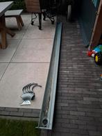 Zinken Dakgoot + accessoires, Doe-het-zelf en Verbouw, Buizen en Afvoer, Gebruikt, 2 tot 4 meter, 60 tot 80 mm, Ophalen of Verzenden