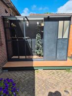 Voliére met nachthok, Dieren en Toebehoren, Ophalen of Verzenden, Gebruikt, Aluminium, Volière