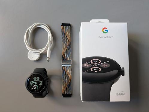 Google Pixel Watch 2 incl. accessoires, Sieraden, Tassen en Uiterlijk, Smartwatches, Zo goed als nieuw, Android, Zwart, Afstand