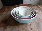 Regout pastel nestschalen compleet, Ophalen of Verzenden
