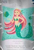 Cado vervaco borduurpakket kussen zeemeermin, Hobby en Vrije tijd, Borduren en Borduurmachines, Ophalen of Verzenden, Nieuw, Handborduren