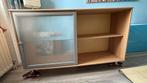 Leuk dressoir/ kast van Trendhopper beuken met glas, 100 tot 150 cm, Glas, Ophalen of Verzenden, Vrolijke design