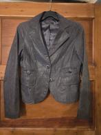Mooi grijs leren jasje van SilverCreek maat M, Maat 38/40 (M), Silver Creek, Ophalen of Verzenden, Zo goed als nieuw
