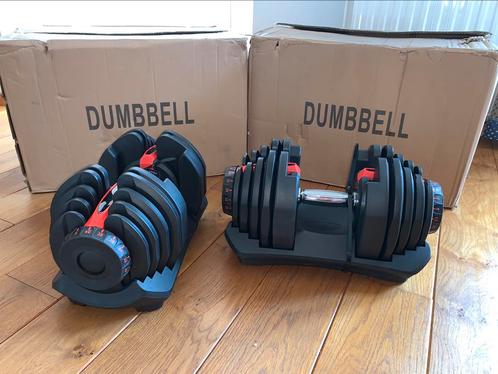 Nieuwe Premium verstelbare dumbells | 40 kg | 2 stuks, Sport en Fitness, Fitnessmaterialen, Nieuw, Dumbbell, Armen, Benen, Borst