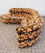 Vintage 70 ties velvet elementen bank, Huis en Inrichting, Banken | Sofa's en Chaises Longues, Ophalen of Verzenden, Zo goed als nieuw