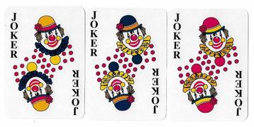 3 leuke clown jokers, mooie set. beschikbaar voor biedingen