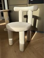 4 vrijwel nieuwe Westwing Calan fluwelen stoelen - Off white, Huis en Inrichting, Ophalen, Wit, Zo goed als nieuw, Vier