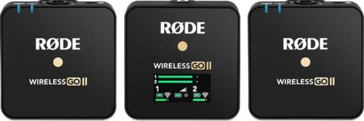 Rode Wireless GO II set, Muziek en Instrumenten, Microfoons, Zo goed als nieuw, Overige typen, Draadloos, Verzenden