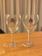 2 Leffe bierglazen - Origineel en onbeschadigd, Glas of Glazen, Ophalen of Verzenden, Effen, Glas