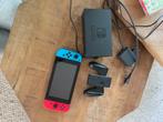Nintendo switch + spellen, Met games, Met 2 controllers, Ophalen of Verzenden, Zo goed als nieuw
