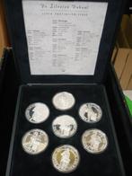zilveren ducaten de 7 provincien serie in cassette, Setje, Overige waardes, Ophalen of Verzenden, Goud