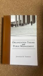 organization theory and public management Jonathan Tompkins, Ophalen of Verzenden, Zo goed als nieuw