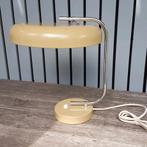 Vintage Hustadt lamp burolamp tafellamp beige, Ophalen of Verzenden, Gebruikt