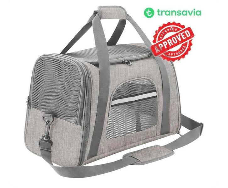 Reistas hond vliegtuig,40x30x24, goedgekeurd door Transavia, Dieren en Toebehoren, Hondenbenches, Nieuw, Ophalen of Verzenden