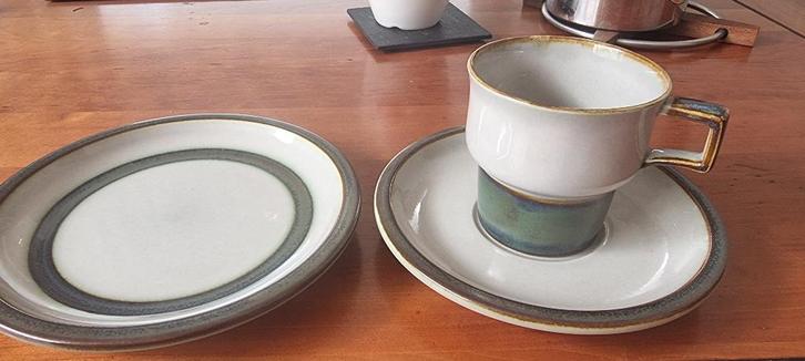 B&G trio set servies,  (Bing&Grondahl, Huis en Inrichting, Keuken | Servies, Zo goed als nieuw, Kop(pen) en/of Schotel(s), Overige stijlen