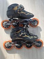 Core xxx Carbon Skeelers - Powerslide Onderstel, Gebruikt, Dames, Inline skates 4 wielen, Ophalen