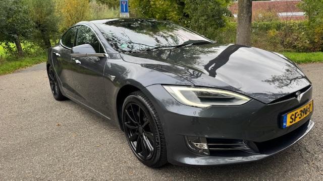 Tesla Model S 75D 2018 Grijs, Auto's, Tesla, Particulier, Model S, 360° camera, 4x4, ABS, Achteruitrijcamera, Adaptieve lichten