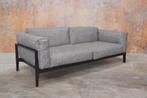 Als NIEUW exclusieve COR Elm designbank in grijze stof, Hout, Design, Driepersoons, 75 tot 100 cm