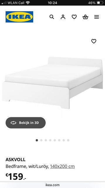 Ikea bedframe incl matras