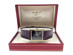 Cartier Tank Large Burgundy Red Full Set - 1982 / Nieuwstaat, Overige materialen, Leer, Cartier, Parijs