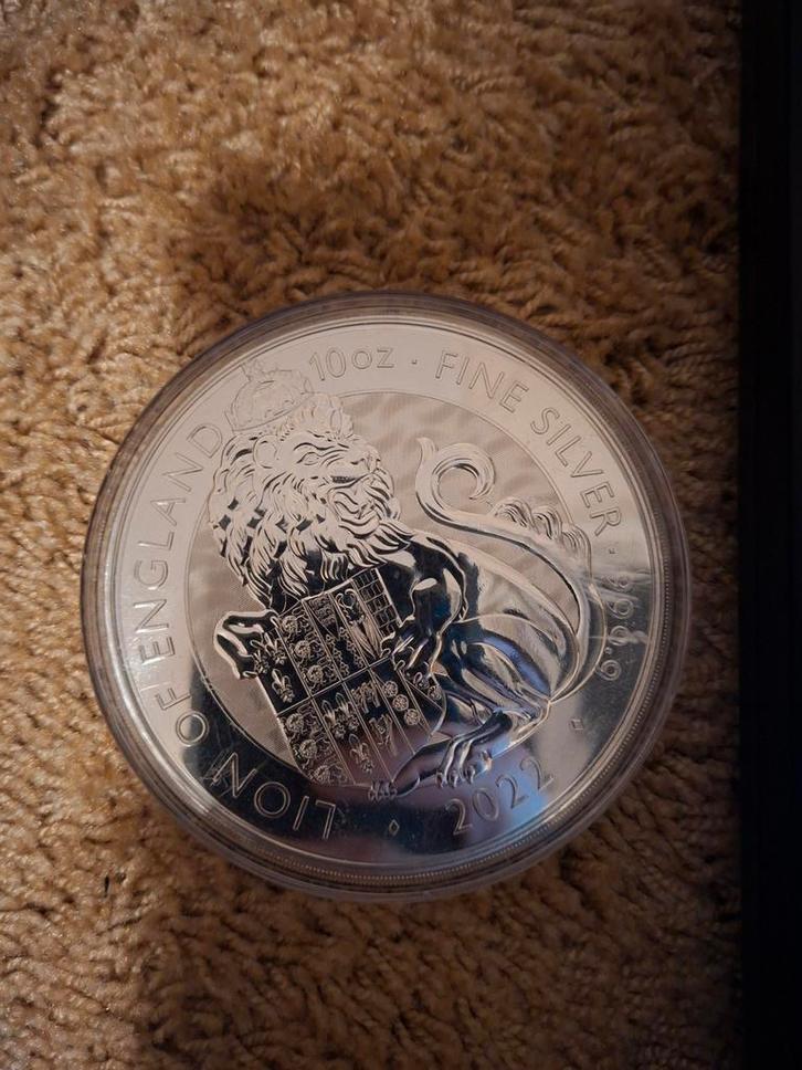 Lion of england 2022 10 oz te ruil, Postzegels en Munten, Munten | Oceanië, Zilver, Ophalen of Verzenden