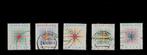 1391-1395 Decemberzegels uit boekje PB 37 Gestempeld 1987, Verzenden, Na 1940, Gestempeld