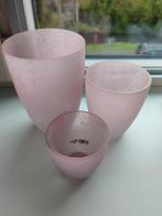 3 Stuks PTMD Kaarsenhouders/Potjes - Netjes!, Overige kleuren, Ophalen of Verzenden, Minder dan 50 cm, Glas