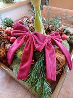 10 rodekool kleur  Fluweel Strikken - Nostalgische brocante, Ophalen of Verzenden, Nieuw