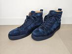 Louboutin Louis Orlato blauw suede - maat 43,5, Christian Louboutin, Blauw, Ophalen of Verzenden, Sneakers of Gympen