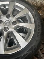 Opel Peugeot citroen Velgen met ContinentalBanden 195/55 R16, Auto-onderdelen, Banden en Velgen, Ophalen, Gebruikt, 16 inch, Banden en Velgen
