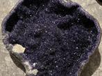Amethist Cluster (123) diep paars van kleur, top stuk, Ophalen of Verzenden, Mineraal