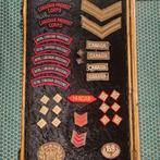 Lot canadese emblemen, Verzamelen, Militaria | Tweede Wereldoorlog, Ophalen of Verzenden, Landmacht, Nederland, Embleem of Badge