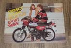 Zundapp reklamefolder NL 1984 model 540  en  KS80 537, Fietsen en Brommers, Verzenden, Zo goed als nieuw