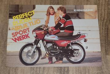 Zundapp reklamefolder NL 1984 model 540  en  KS80 537 beschikbaar voor biedingen