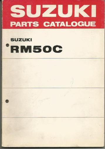Suzuki RM50 C Parts Catalogue (4701z) bromfiets beschikbaar voor biedingen