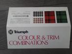 Triumph  TR7  Spitfire  Dolomite Colour & Trim combinations, Ophalen of Verzenden, Zo goed als nieuw, Overige merken