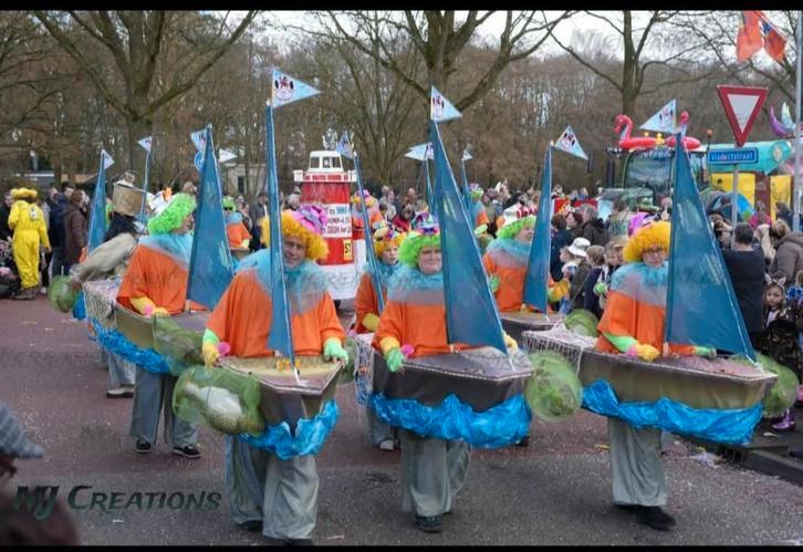 Loopgroep carnaval bootjes, Kleding | Dames, Carnavalskleding en Feestkleding, Zo goed als nieuw, Kleding, Carnaval, Ophalen