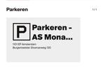 P1 parkeerkaart Ajax - Monaco, Tickets en Kaartjes, Sport | Voetbal, Losse kaart, Augustus