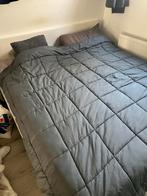 IKEA Malm bed 160x200 + lattenbodems en matras, Huis en Inrichting, Slaapkamer | Bedden, Ophalen, Wit, Tweepersoons, Zo goed als nieuw