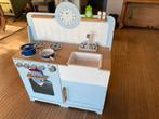 Speelkeuken country tidlo - zacht blauw - met toebehoren, Ophalen, Gebruikt, Hout, Speelkeuken