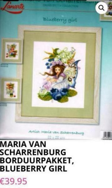 BORDUURPAKKET LANARTE/M. VAN SCHARRENBURG BLUEBERRY GIRL beschikbaar voor biedingen
