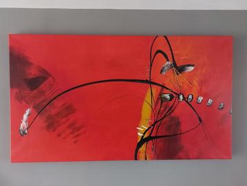 Schilderij van Jack Soro 160x90cm. beschikbaar voor biedingen