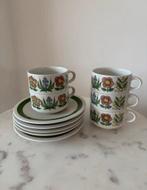 Villeroy & Boch botanica koffieservies 6 mokken + 6 schotels, Keramiek, Ophalen of Verzenden, Zo goed als nieuw, Overige stijlen