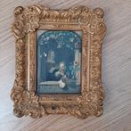 Antiek schilderij bellenblazende jongen, Ophalen of Verzenden