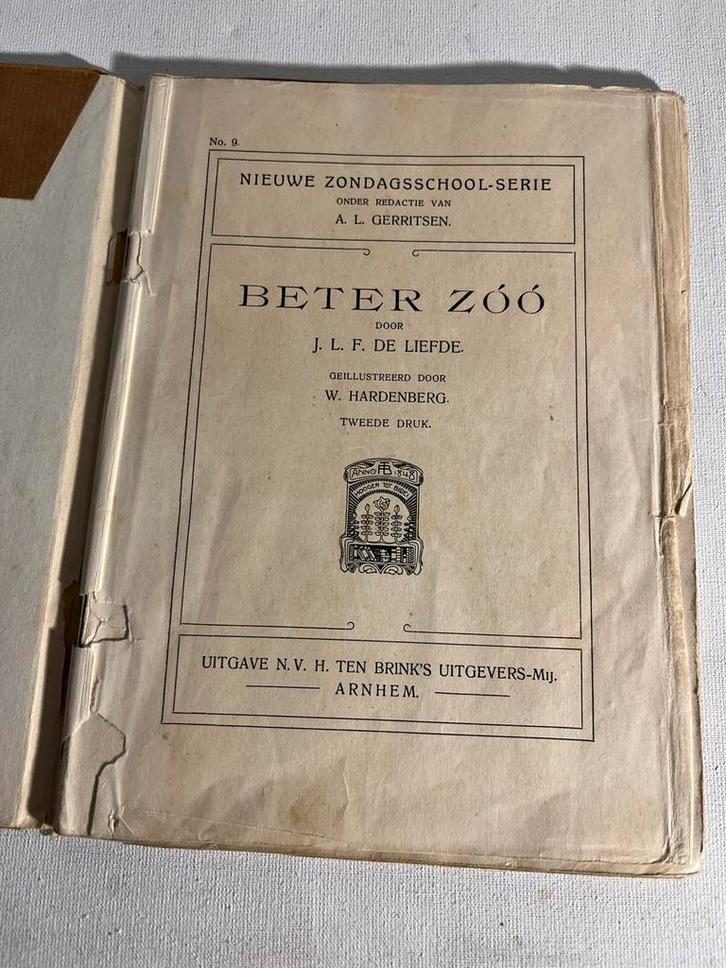 Oude  uitgave van het boekje  'Beter zóó'., Antiek en Kunst, Antiek | Boeken en Bijbels, Ophalen of Verzenden
