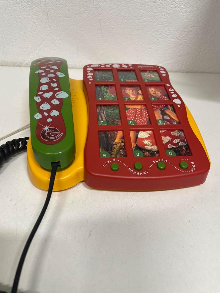 Vintage Efteling telefoon/ Paddelfoon uit 1997, Kinderen en Baby's, Speelgoed | Babyspeelgoed, Gebruikt, Overige typen, Met geluid