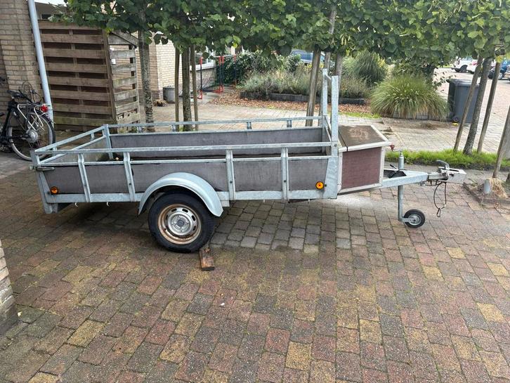 Aanhanger 252x172cm, Slot, Net, LED, Auto diversen, Aanhangers en Bagagewagens, Zo goed als nieuw, Ophalen