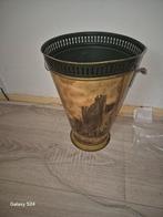 Vintage paraplubak met kasteel afbeelding, Ophalen, Gebruikt, Metaal