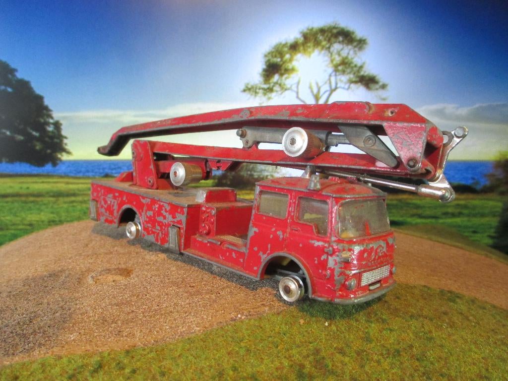 1/50 Bedford Simon Snorkel - Corgi Major Toys 1127 schade, Ophalen of Verzenden, Gebruikt, Bus of Vrachtwagen, Corgi